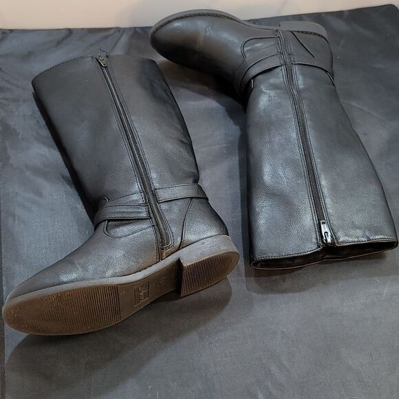 CAT& JACK ROUND TOE SIDE ZIPPER CLOSURE KNEE LENGTH BOOT - Picture 11 of 13